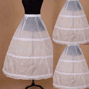 3-Hoop A-Line White Long Dress Wedding Gown Petticoat Slips D1D9 Underskirt O5Y8