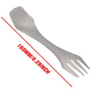 Titanium Tableware Set Fork Spoon Camping Picnic M9O7