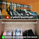Storage Organizer Metal Holder Closet Clothes Trousers Scarf Magic Hanger