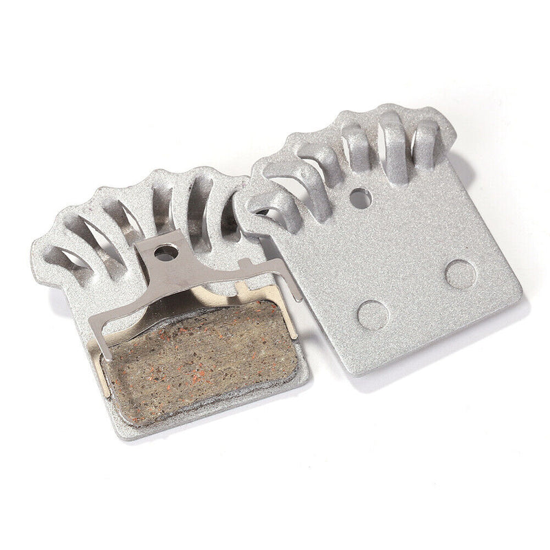 1 Set Mountain Bike Disc Brake Pads Bicycle Cooling Fin Ice Tech Brake Cali