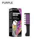 Hair Chalk Disposable Hair Dye Washable Healthy Hair Dyeing Brush (Purple) Newly