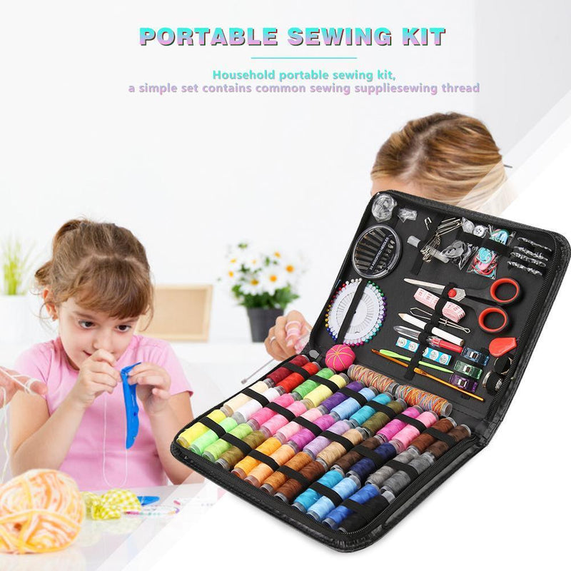 183pcs Large Capacity Craft Threads Sewing Kits for Hand Quilting Stitching