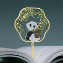 Markers Chinese Style Pagination Mark Peacock Book Clip Brass Bookmark Tassel