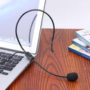 1.1m Head Mounted Microphone 3.5mm Wired Headset Mic for Teacher Guide Speech