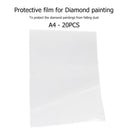 5/10/20pcs A4/A5 DIY Diamond Painting Cover Replacement Anti-Dirty Release