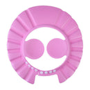 Adjustable Baby Child Shampoo Cap Bath Shower Cap Laundry Hair Sign Pink