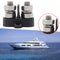 Bus Bar Terminal Block M10 + M8 Power Distribution Stud for RV Boat (Black)