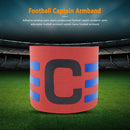 Player Leader Football Captain Armband Nylon Soccer Group Arm Band (Red)