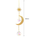 Crystal  Star Moon Sun Hanging Metal Pendant Home Decor (40)