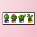 14CT Stamped Cross Stitch Kits DIY Plants Embroidery Mosaic Craft Artwork Dec