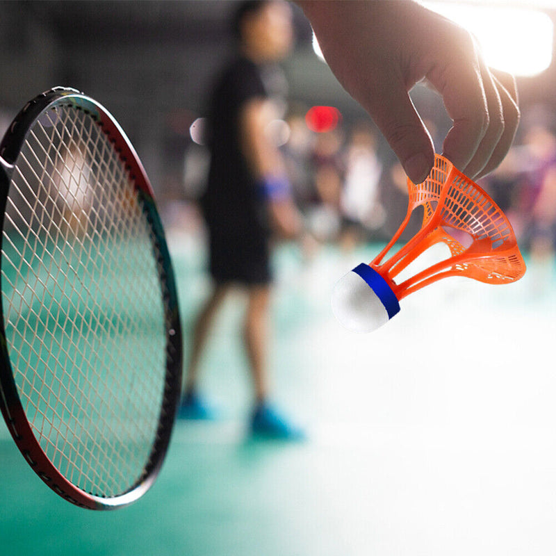 3pcs Badminton Ball Shuttlecock Outdoor Training Game Shuttlecock (Orange)