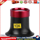 10X Metal Monocular Glass Magnifier Watch Jewelry Repair Tools Loupe Lens Newly