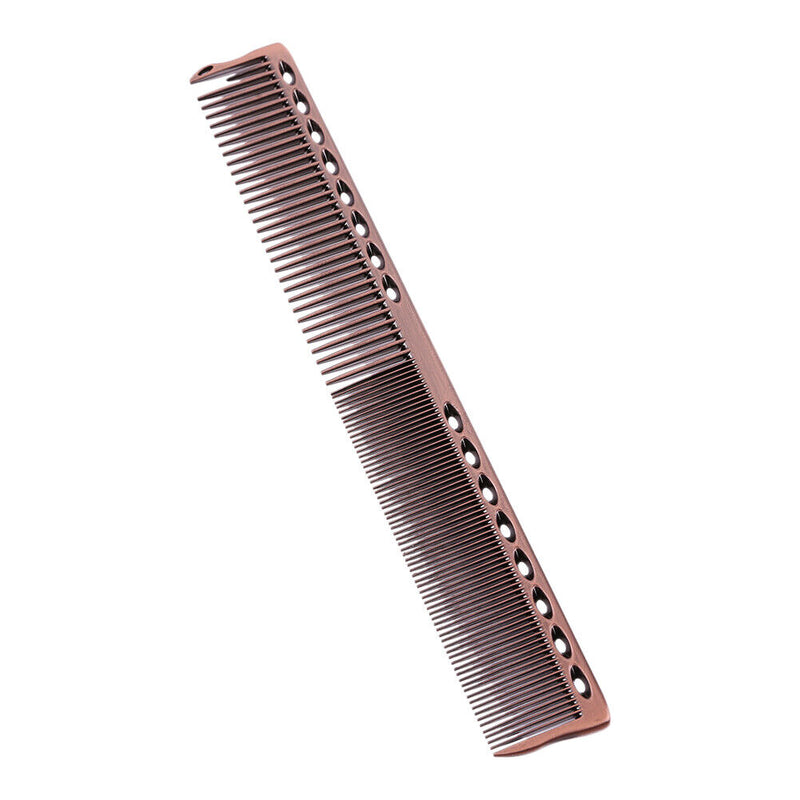 Aluminum Anti-static Hairdressing Combs Hair Cutting Hair Brush (Bronze) Newly