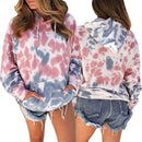 Spring Autumn Korean Version Loose Hoodies Women Casual Print Pocket Pullovers
