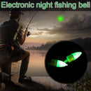 5pcs Fishing Bells Alarm Night Luminous Fishing Rod Tip Bite LED Light Ring Bell