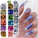Spangles Gel Polish DIY Glitter Flakes Sparkly Mirror Rhombus Nail Sequins