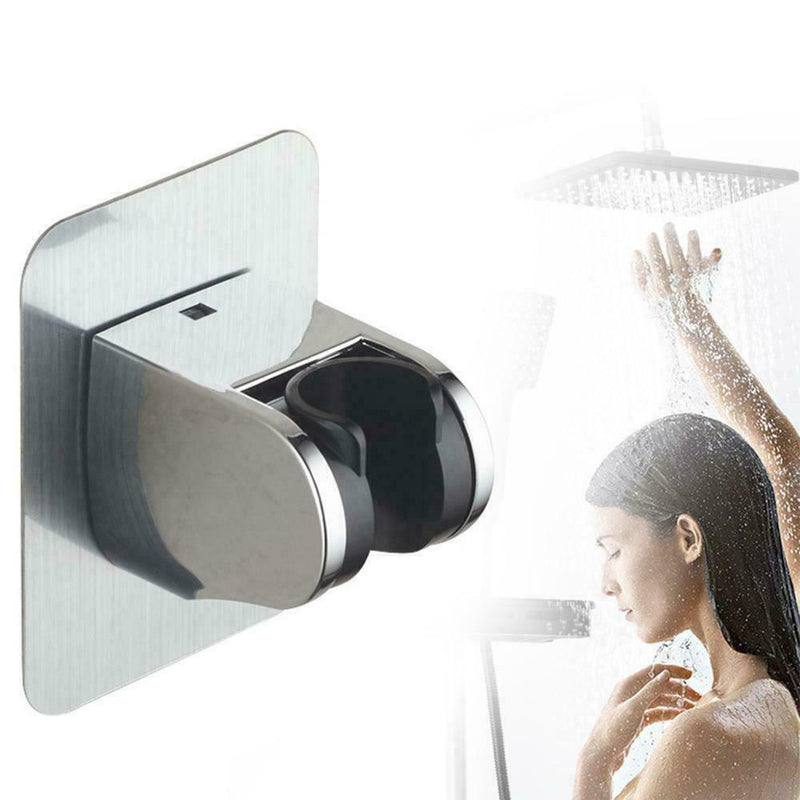 Bathroom Wall Mounted Shower Head Handset Holder Suction Adjustable Bracke E6B4