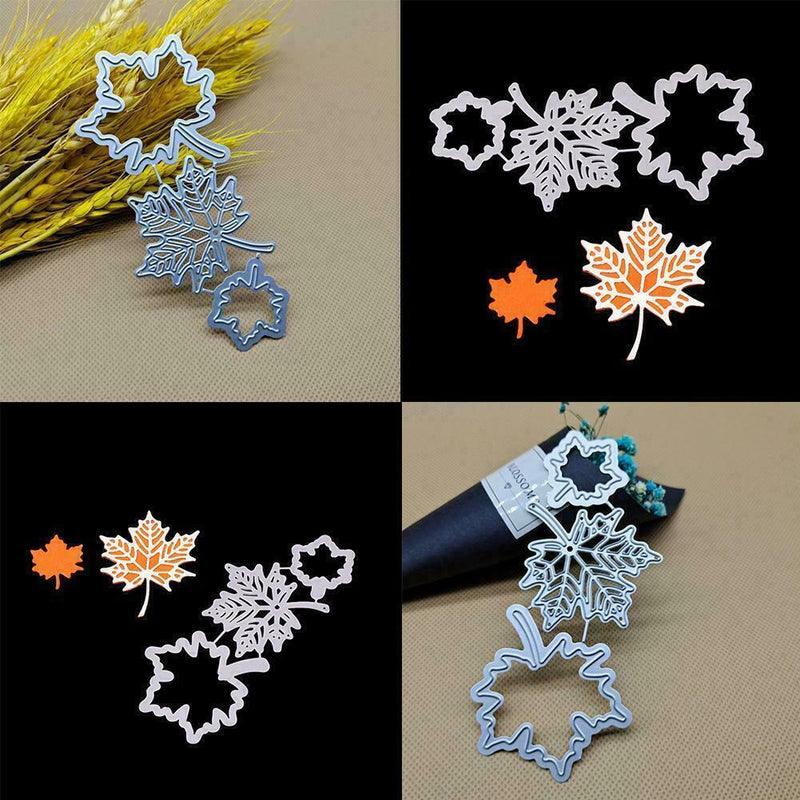 Maple Leaf Metal Cutting Dies Stencils Scrapbooking Embossing Craft Paper S7Q4