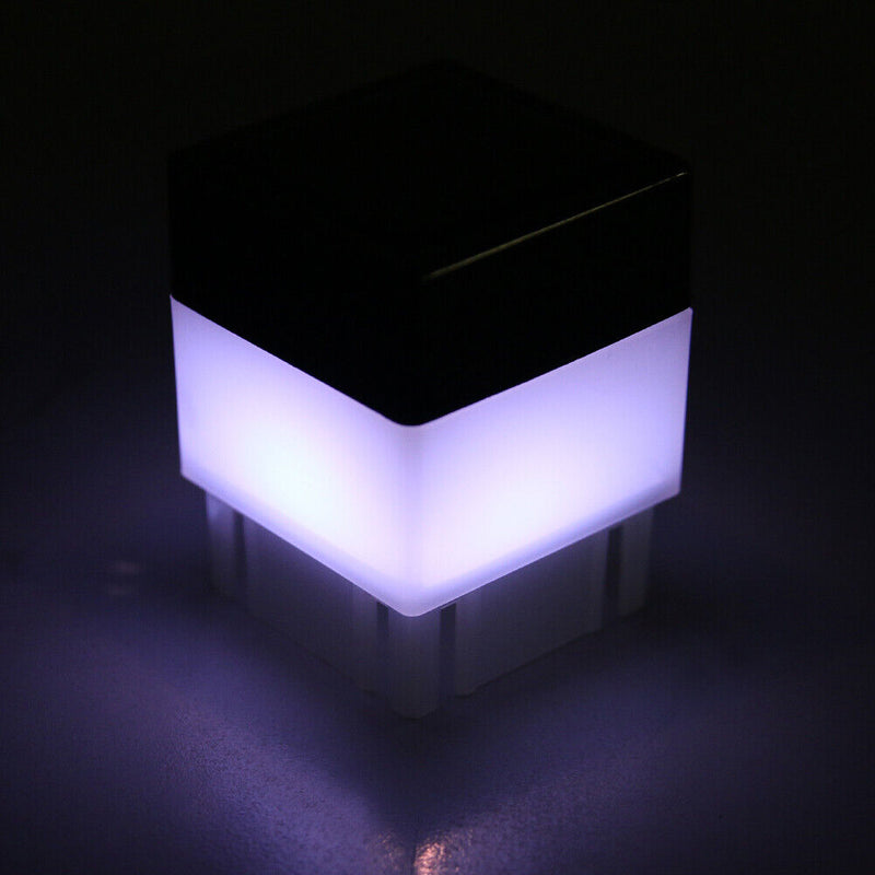 Outdoor LED Solar Post Headlamp Waterproof Fence Lamp Home Garden Lantern