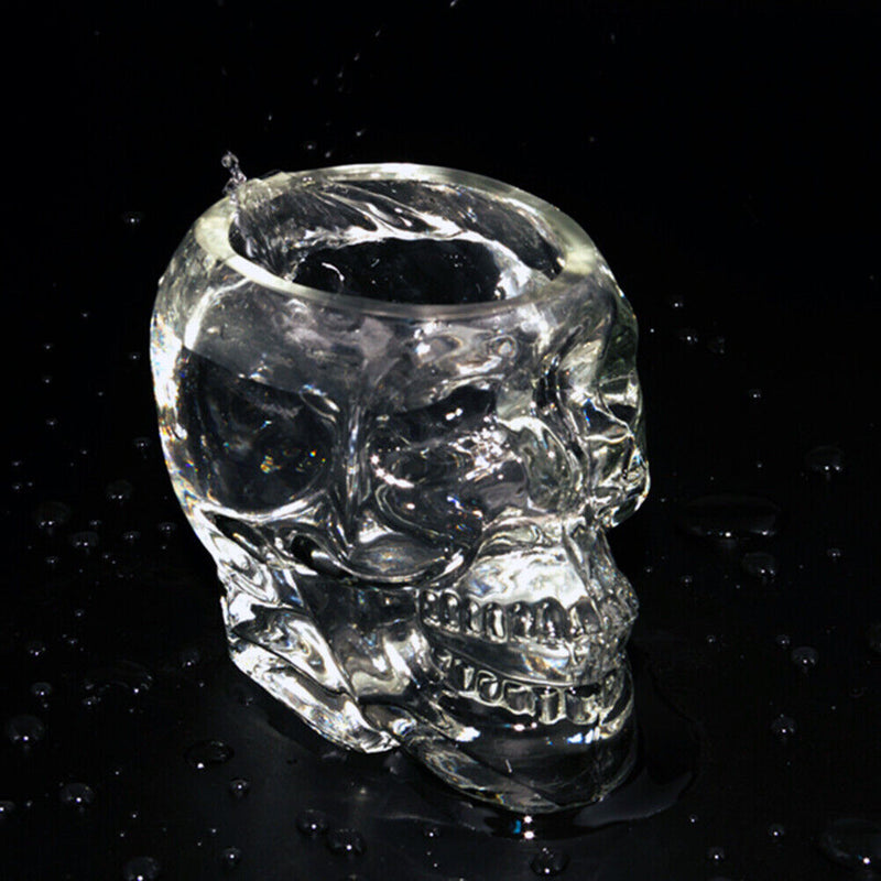 Transparent Head Glass Drinking Cup Halloween Wine Dispenser (350ml)