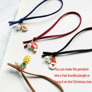 20Pcs Mixed DIY Craft Xmas Tree Hanging Christmas Charms Set Bracelet Pendant