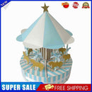 Romantic Carousel Candy Box Wedding Birthday Party Guest Gift Decor (Blue)