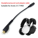 Adapter Cable for Arctis 3 5 7 PRO Gaming Headset Sound Card Cord Line (B)