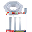 Vase Molds Kit Silicone Hexagonal Planter Molds with 3pcs Test Tubes (A) Newly
