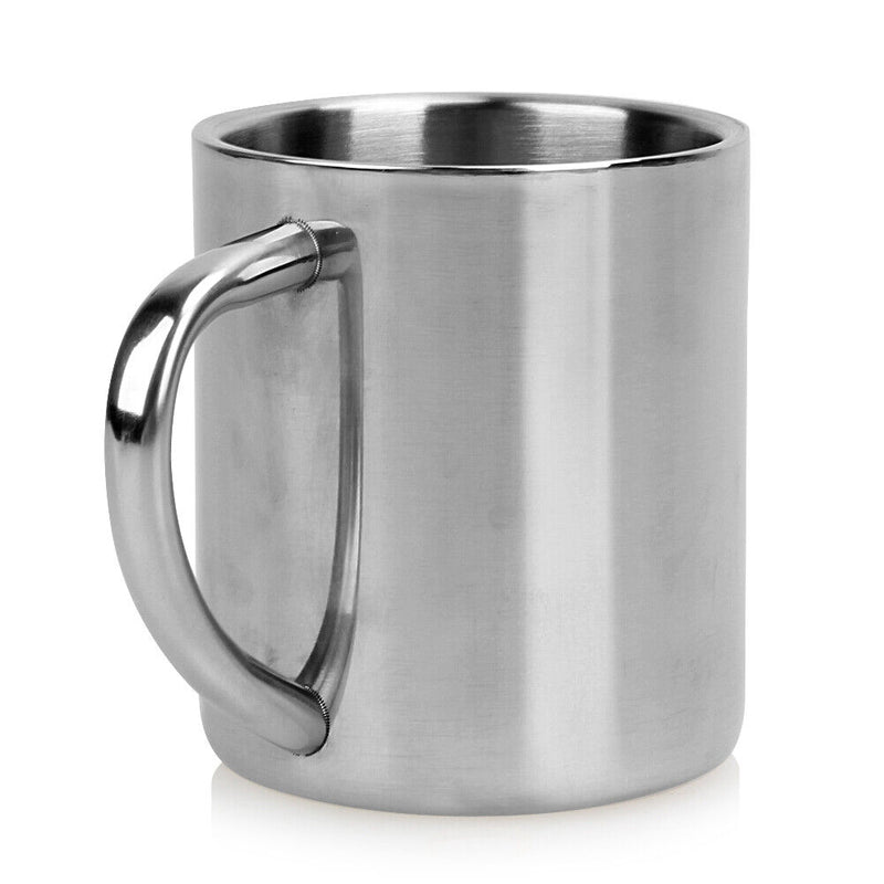 Student Stainless Steel Double Wall Mug Travel Tumbler Coffee Tea Cup