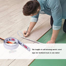 5pcs Stainless Steel Miter Track Tape Self Adhesive Metric Ruler R2L White