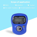 Stitch Marker Row Finger Ring Counter Electronic Tally Counter (Dark Blue) Newly