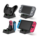 Charger Dock for Nintendo Switch NS/Switch OLED/Joy-Con Controller (Black) Newly