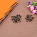 20pcs Copper Leather Craft Belt Wallet Solid Brass Nail Rivets Screws(8)