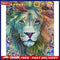 Handmade DIY Hand Painted Paint By Numbers Oil Canvas Pictures Lion Kit Art