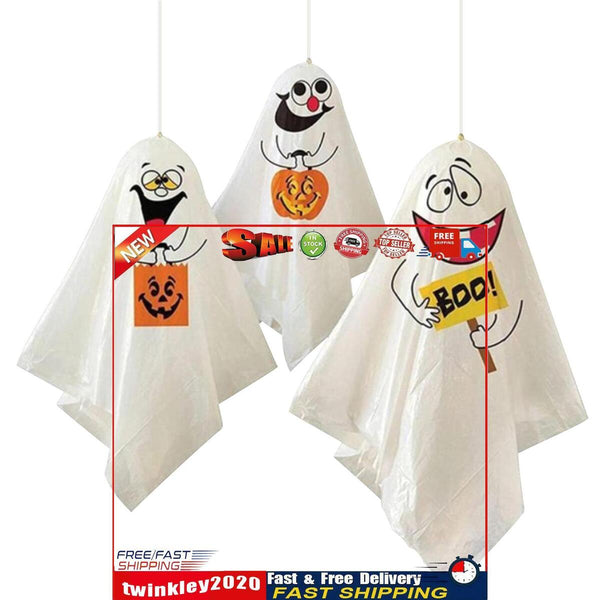 3pcs Halloween Hanging Ghost Funny Pumpkin Monsters Holiday Party Props Newly