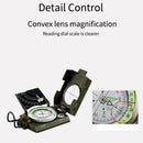 Waterproof Portable Tilt Meter Compass for Camping and Hiking