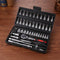 46pcs Socket Wrench Set Ratchet Spanner Multi-functional Car Repair Tool