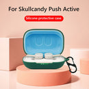 Wireless Earphone Box Cover with Hook for Skullcandy Push Active (Green) Newly