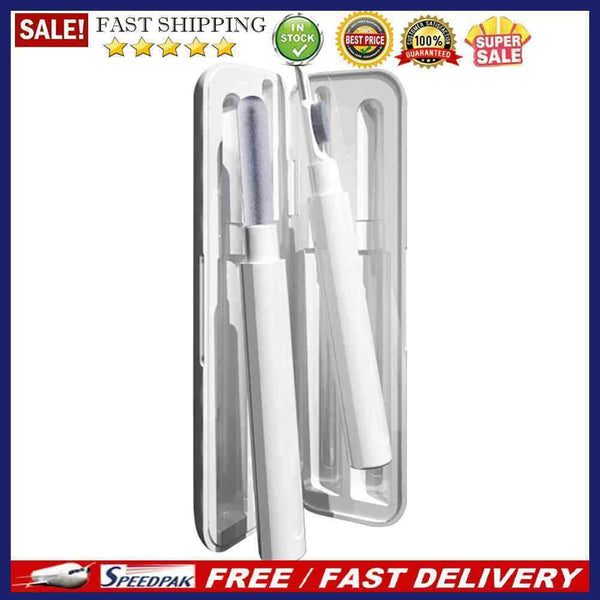 2 in 1 Wireless Earbud Earphone Cleaner Bluetooth-Compatible Headset Pen Br