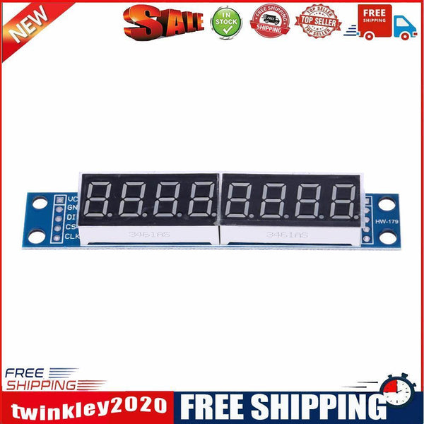 MAX7219 8-Digit Digital Tube Display Control Module for Microcontroller