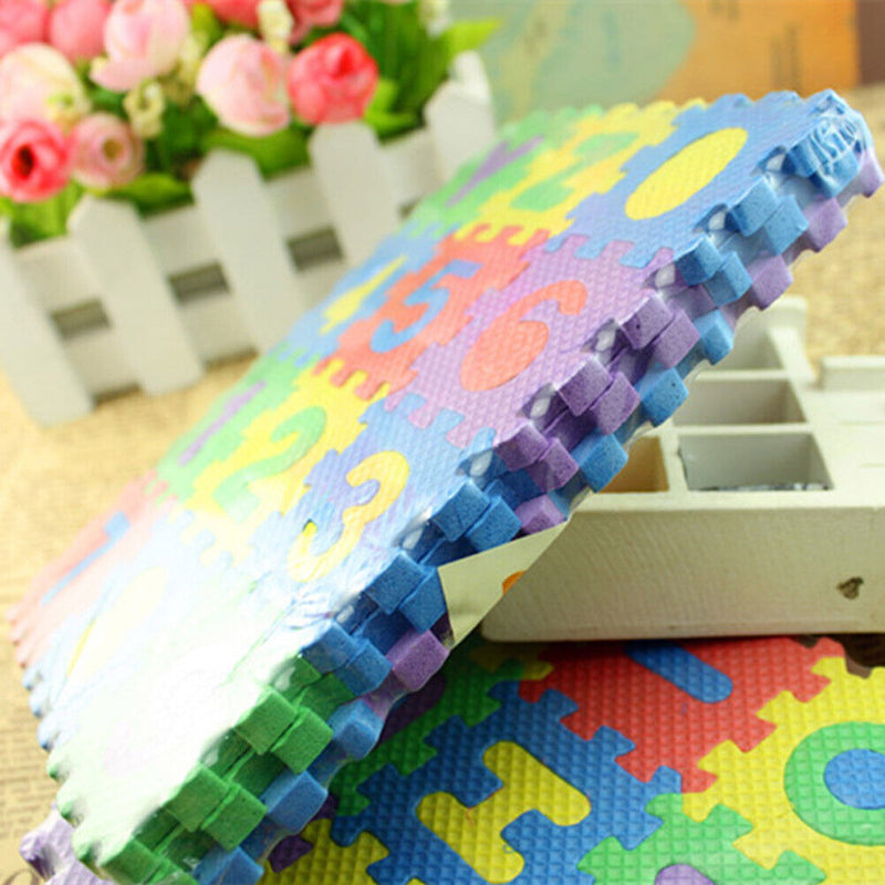 36X Baby Child Locking Foam Alphabet Letters Number Mat Educational Puz