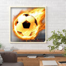 Diamond Painting Full Round Rhinestone Wall Picture Football Kit