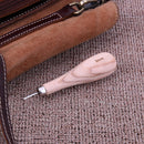 3mm Leather Craft Sewing Kit Handle Diamond Point Awl DIY Tool Newly