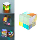 1x Unique Optical Glass Cubes RGB Combiner Splitter Rendering Gifts Color I6G2