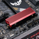 FinalCool IceSoul 08 M.2 NVME NGFF 2280 SSD Hard Disk Heat Sink (Red)