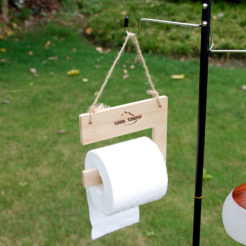 Outdoor Camping Paper Towel Rack Portable Roll Paper Napkins Storage Racks