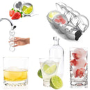 Home  Party Big Size Summer Trays 4 Cavity Ice Cube Mold Maker 2.2" Ice Ball