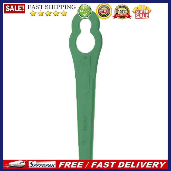 200pcs Plastic Cutter Blades for Grass Brushcutter Replacement Part (Green)
