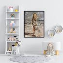 DIY Paint By Number Kit Girl s Back No Frame for Home Art Hanging Decor