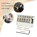 #A 6-string 78mm Guitar Bridge Kits Guitar Bridge Tailpiece Bridge System for ST